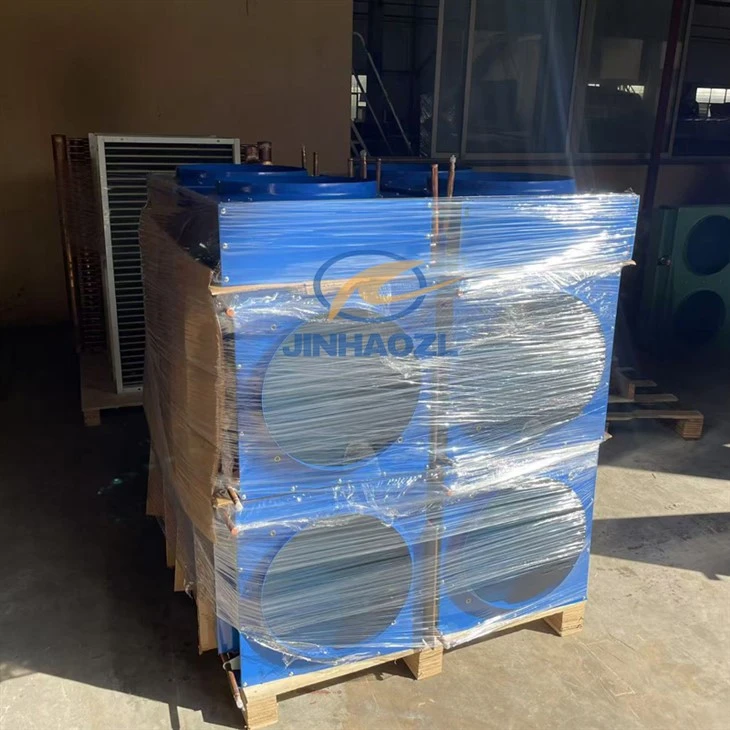 Green Compact Air-Cooled Condenser With Single Fan Motor | Efficient Refrigeration Cooling Solution high quality