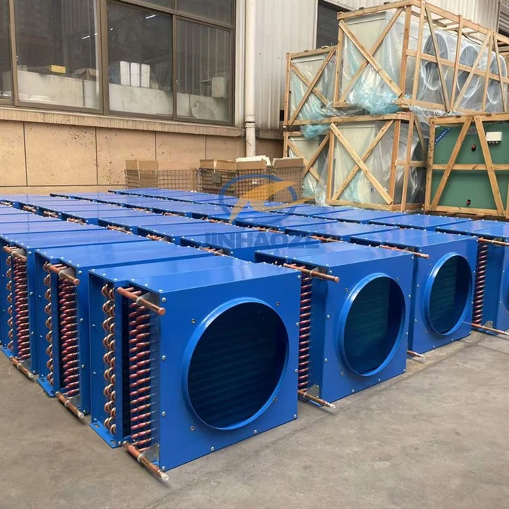 Green Compact Air-Cooled Condenser With Single Fan Motor | Efficient Refrigeration Cooling Solution factory