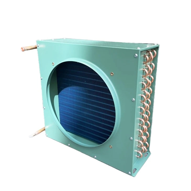 Groene compacte luchtgekoelde condensor met enkele ventilatormotor|Efficiënte koelkoeloplossing